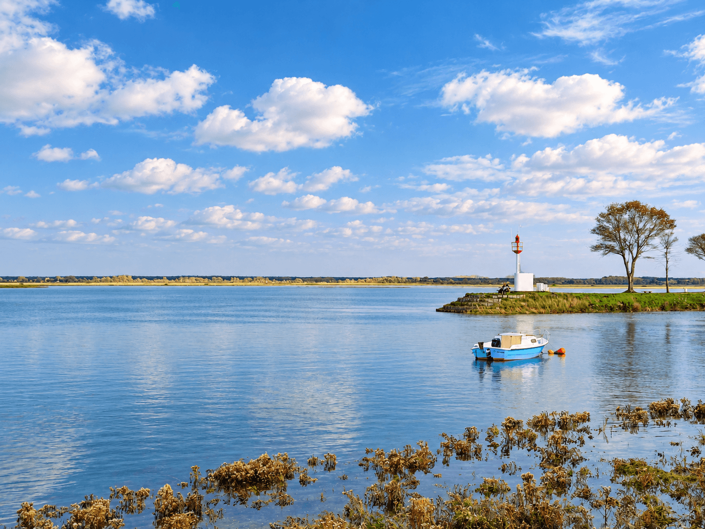 Vue sur la Baie de Somme depuis Saint-Valery-sur-Somme